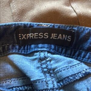 Express Denim Jeans in Deep Blue